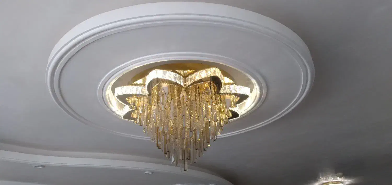 لوستر سایز ۸۰ بسیار زیبا|لوستر و چراغ آویز|همدان, |دیوار