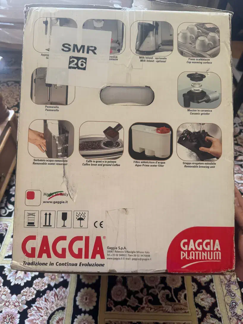 قهوه ساز تمام اتوماتیک گاگیا ساخت ایتالیا|سماور، چایساز، قهوهساز|تهران, اکباتان|دیوار