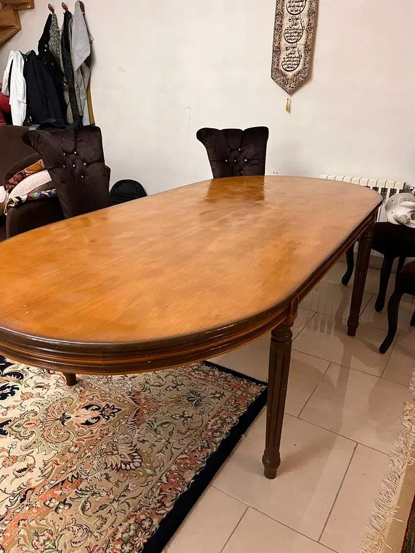 میز ۸ نفر در حدود توافقی|میز و صندلی غذاخوری|چمستان, |دیوار