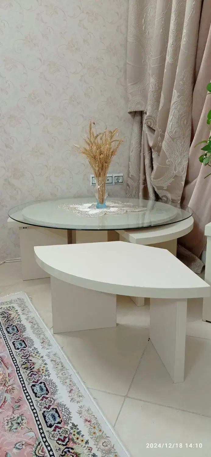 میز جلو مبلی|مبلمان خانگی و میز عسلی|گلبهار, شهر جدید گلبهار|دیوار