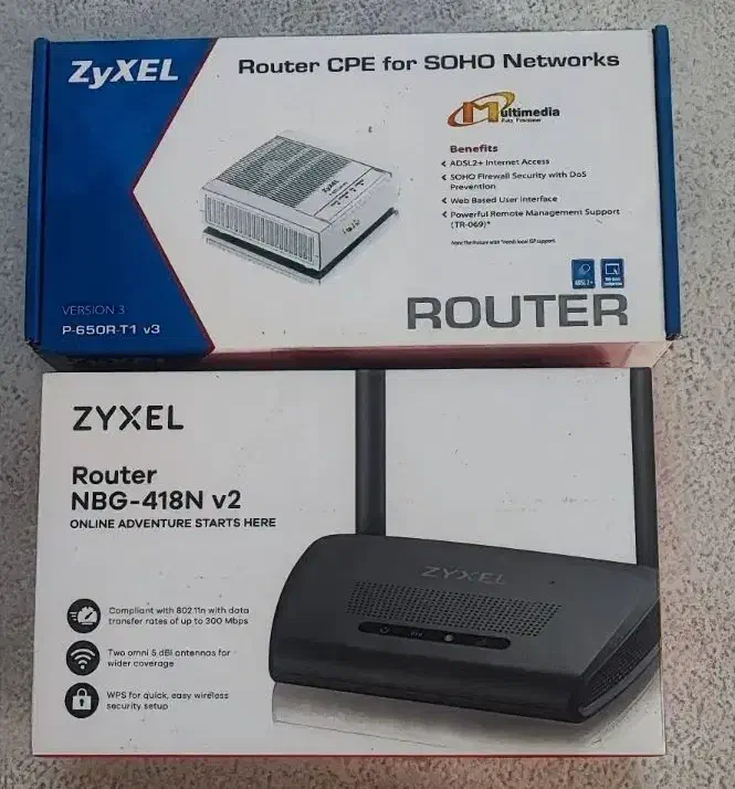 مودم ADSL + روتر وایفای ZyXEL (مکمل هم) در حد نو|مودم و تجهیزات شبکه|تهران, درختی|دیوار