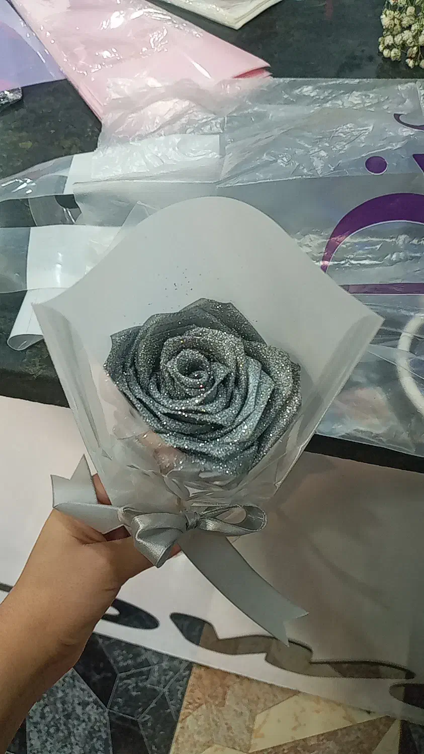 گل روبانی|گل مصنوعی|شاهینشهر, پاسداران|دیوار