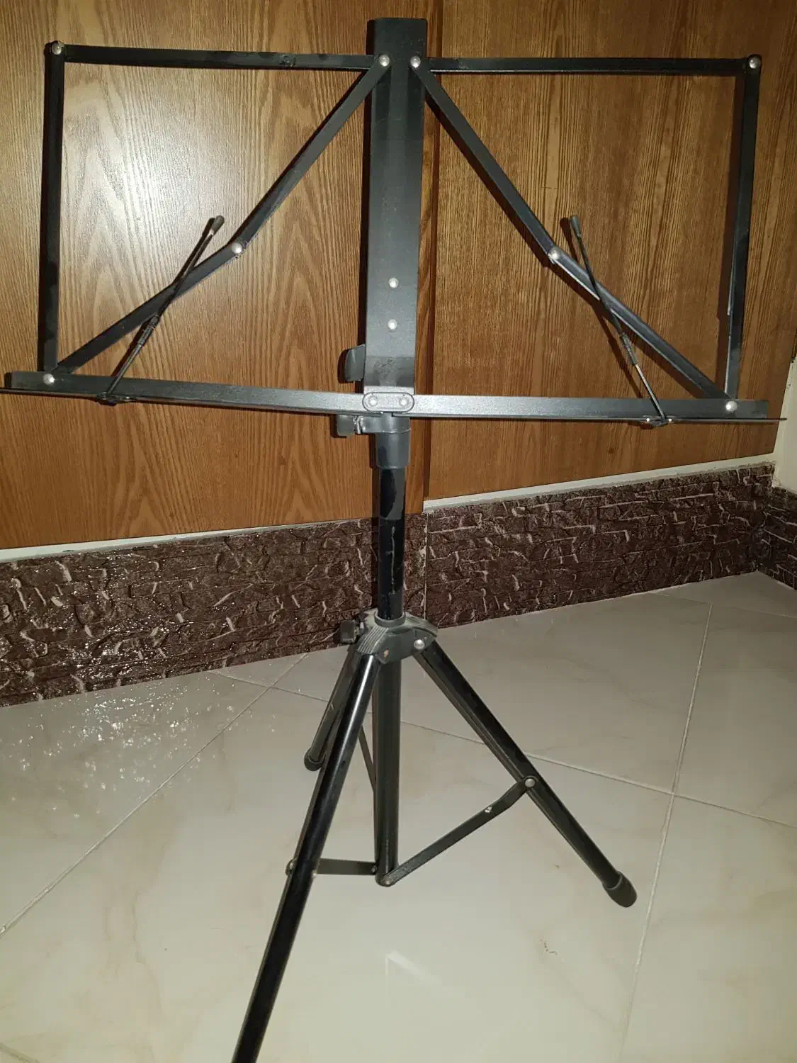 پایه نت فلزی تاشو|آلات موسیقی|قم, زنبیل آباد|دیوار