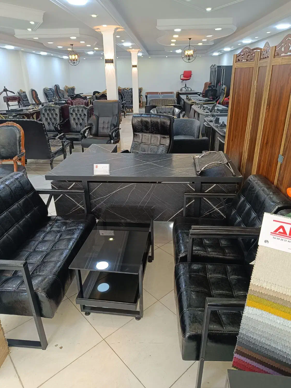 نیمست مبلمان اداری/میز تخصصی/زیرپایی/سطل زباله|دفتر کار|سنندج, |دیوار