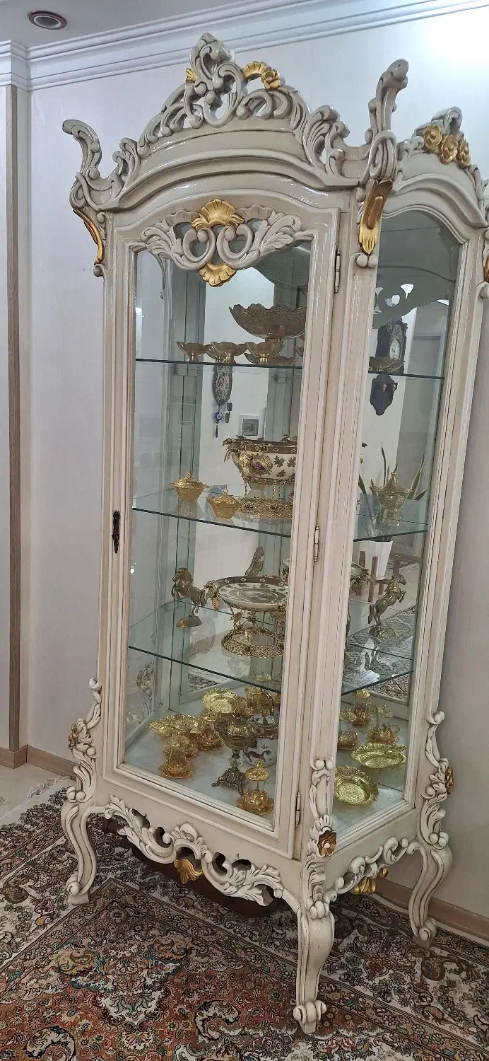 ویترین تمام چوب|بوفه، ویترین، کنسول|تهران, والفجر (افسریه)|دیوار