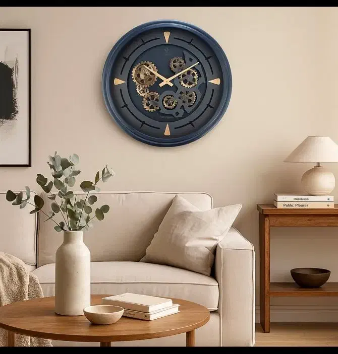 ساعت ۵۸۳ چوبی قطر۶۰|ساعت دیواری و تزئینی|اصفهان, مصلی|دیوار