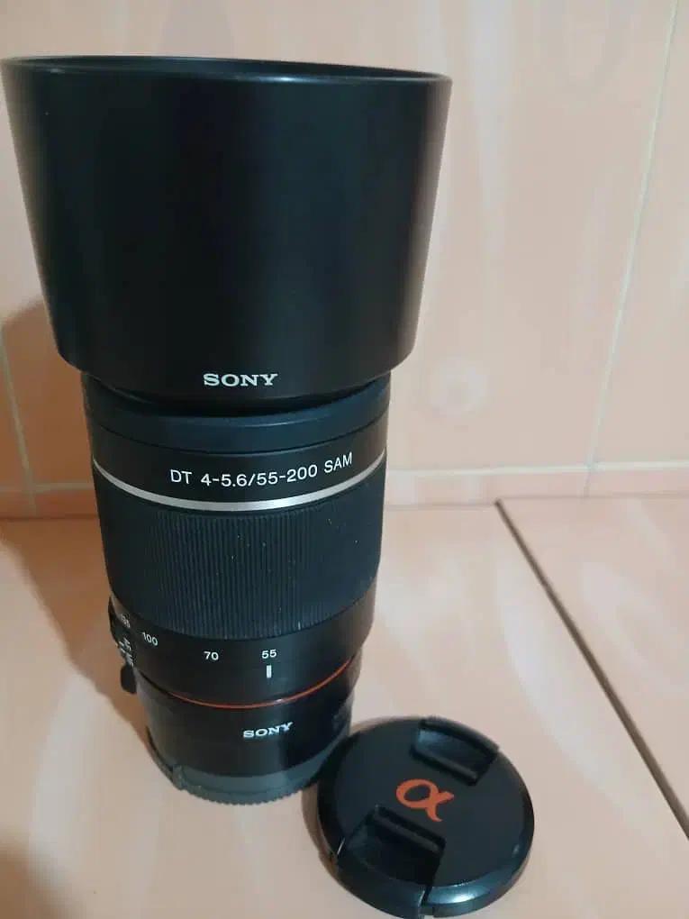 لنز تله آلفا سونی 200-55 SAM|دوربین عکاسی و فیلم‌برداری|همدان, |دیوار