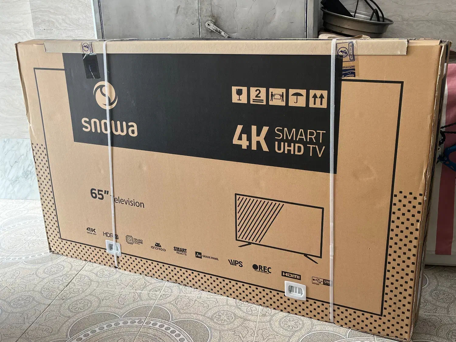 تلوزیون ۶۵ اینچ 4k اسنوا نو|تلویزیون و پروژکتور|شهرکرد, |دیوار