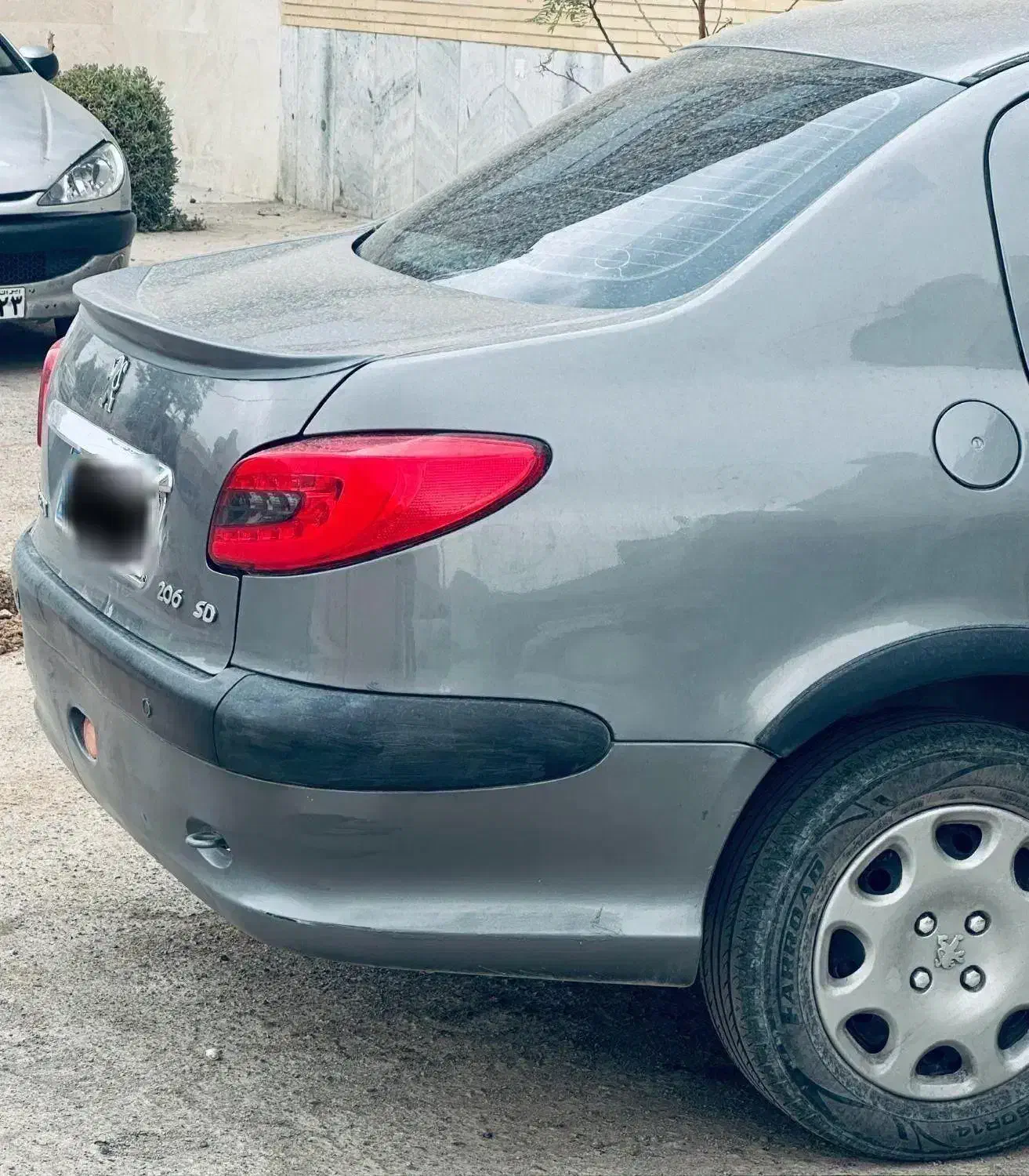 206 SD V8 خاکستری ۹۳|خودرو سواری و وانت|شهرضا, |دیوار