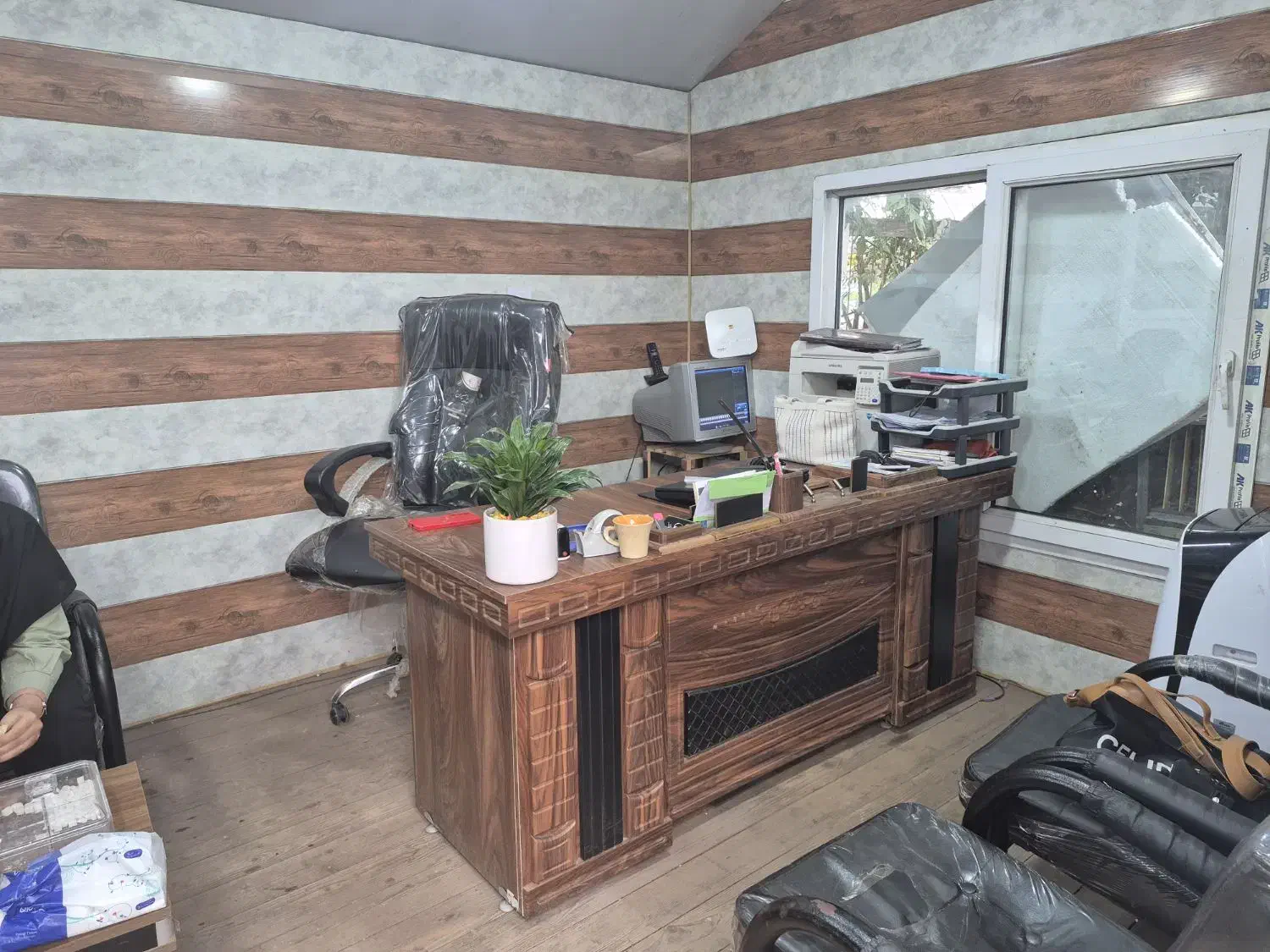 کانکس اداری ۱۸ متری|مصالح و تجهیزات ساختمان|لولمان, |دیوار