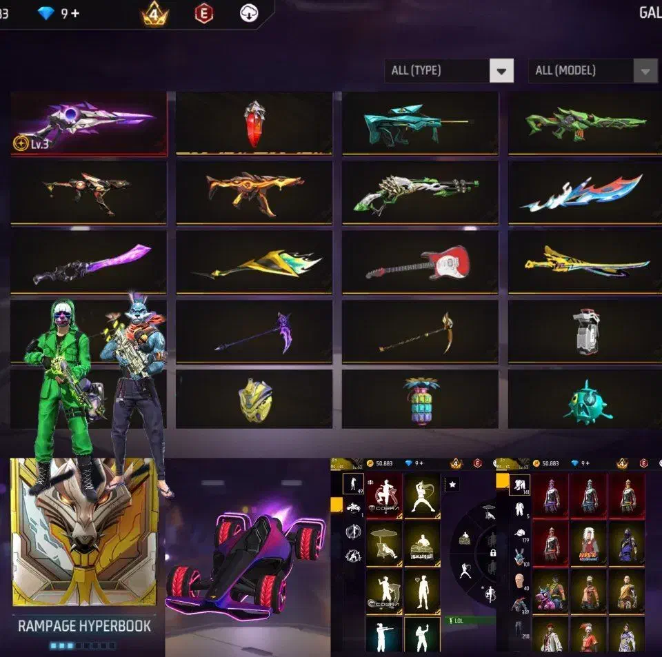 اکانت فری فایر طاق|کنسول، بازی ویدئویی و آنلاین|بندر ترکمن, |دیوار