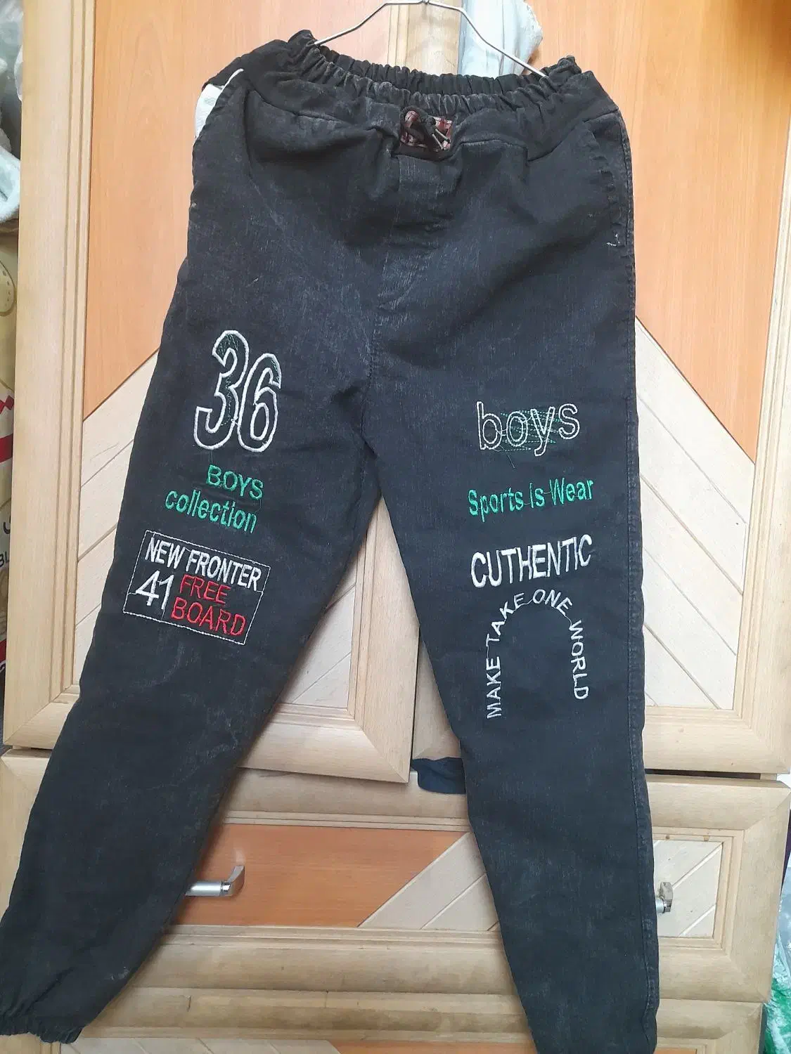 شلوار لی مشکی پسرانه کودکانه|کفش و لباس بچه|تهران, مختاری|دیوار