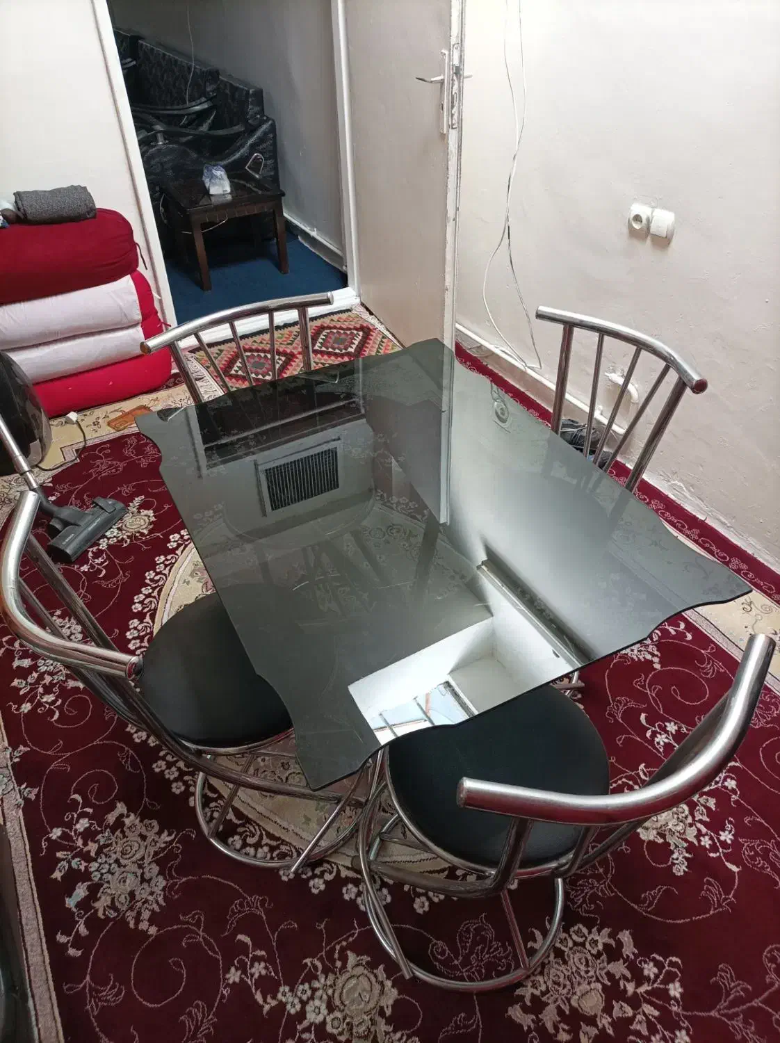 میز ناهار خوری 4نفره|میز و صندلی غذاخوری|رباطکریم, رباطکریم|دیوار