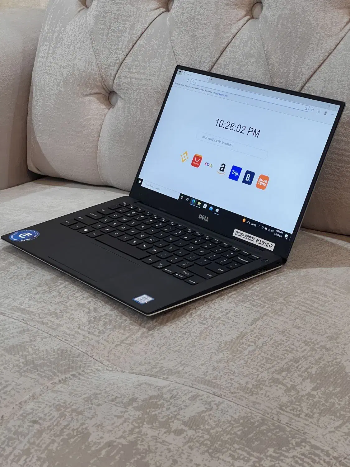 لپتاپ Dell مدل xps بسیار شیک|رایانه همراه|بابل, |دیوار