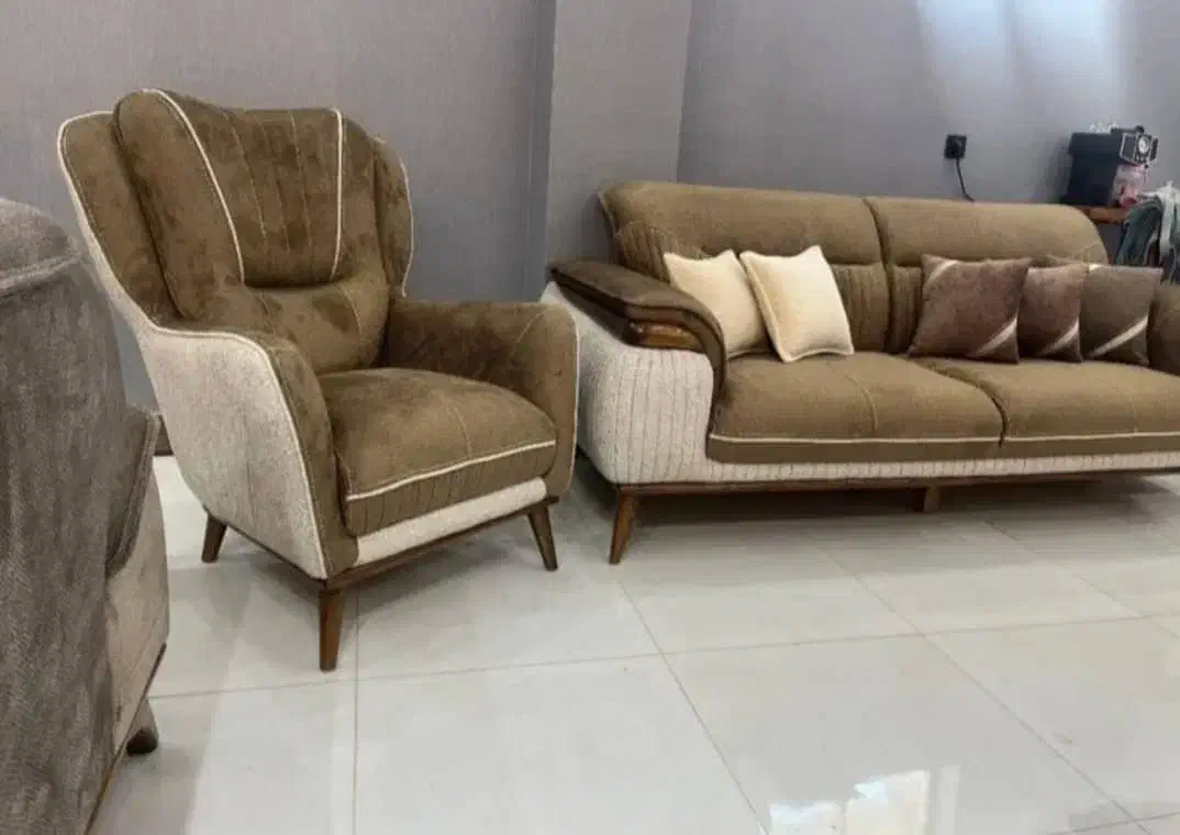 مبل گیسو /تختشو/دست چوبی/متکایی|مبلمان خانگی و میز عسلی|کرج, مصباح|دیوار