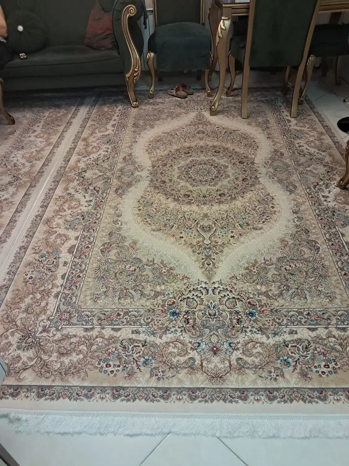 دو تخته فرش ابریشم ماشینی  نو|فرش|تهران, نارمک|دیوار