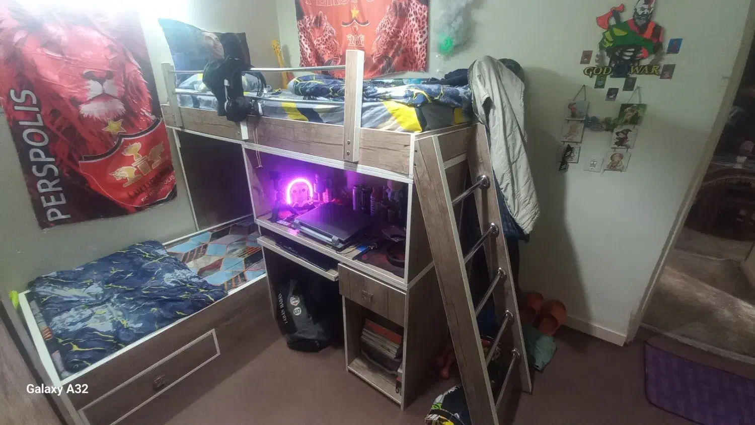 تختخواب دوطبقه|تخت و سرویس خواب|تهران, قصر فیروزه ۱|دیوار