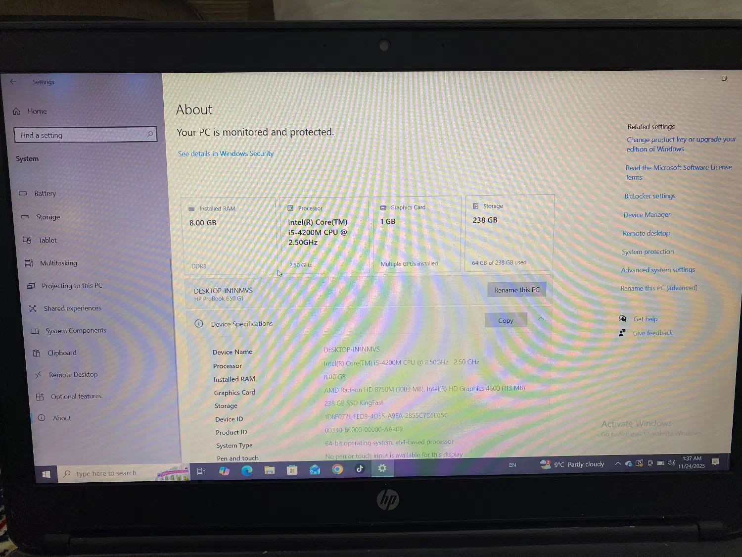 لپتاپ اچ پی HP رم هشت معاوضه فقط با پی اس فور|رایانه همراه|پاکدشت, پاکدشت (مامازند)|دیوار