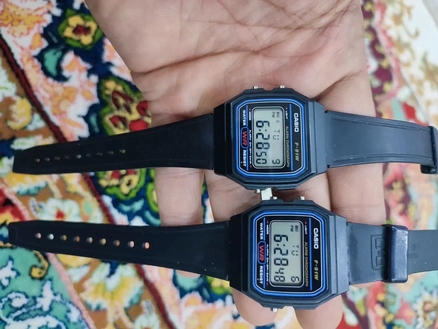 دو عدد ساعت کاسیو f91 و فیترون ساده|ساعت|سنندج, |دیوار