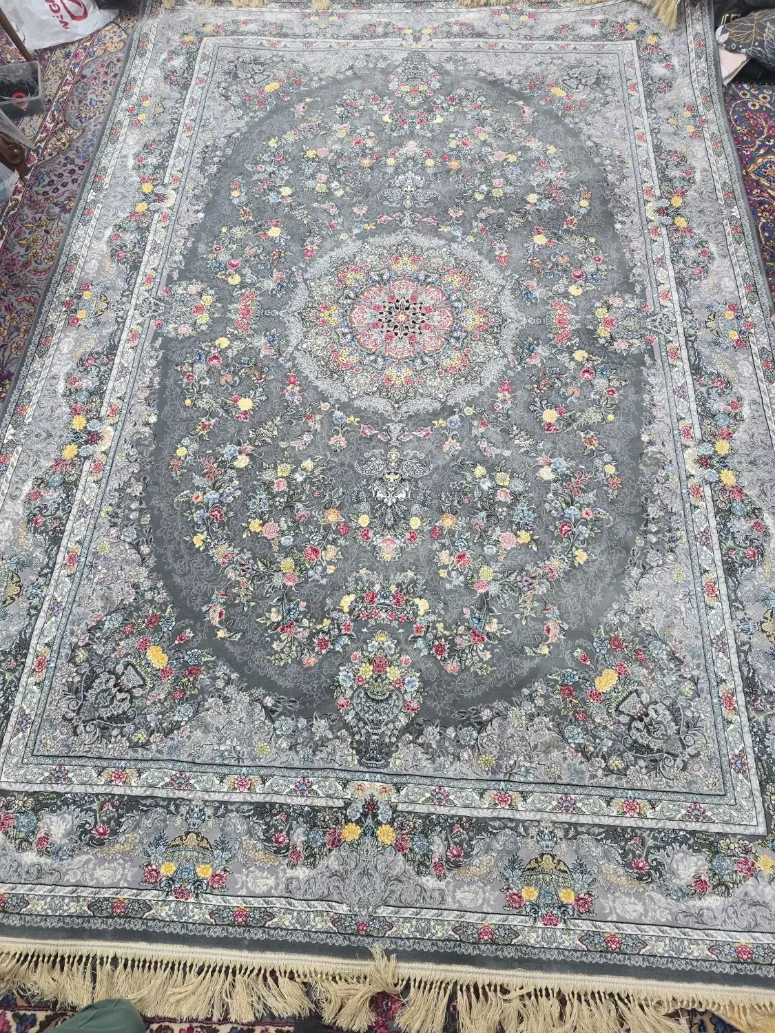 قالی ۶ متری|فرش|کرمان, |دیوار