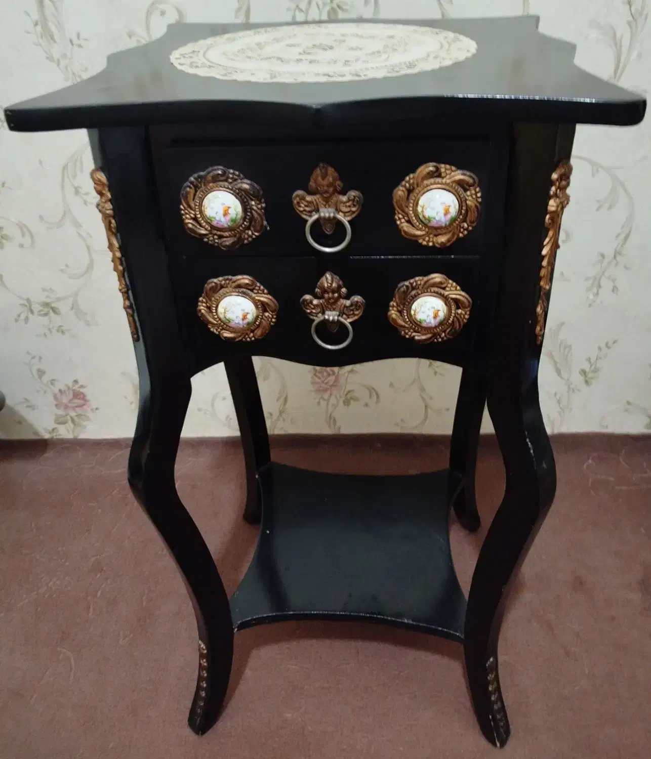 میز تلفن مشکی|میز تلفن|ماهدشت, |دیوار