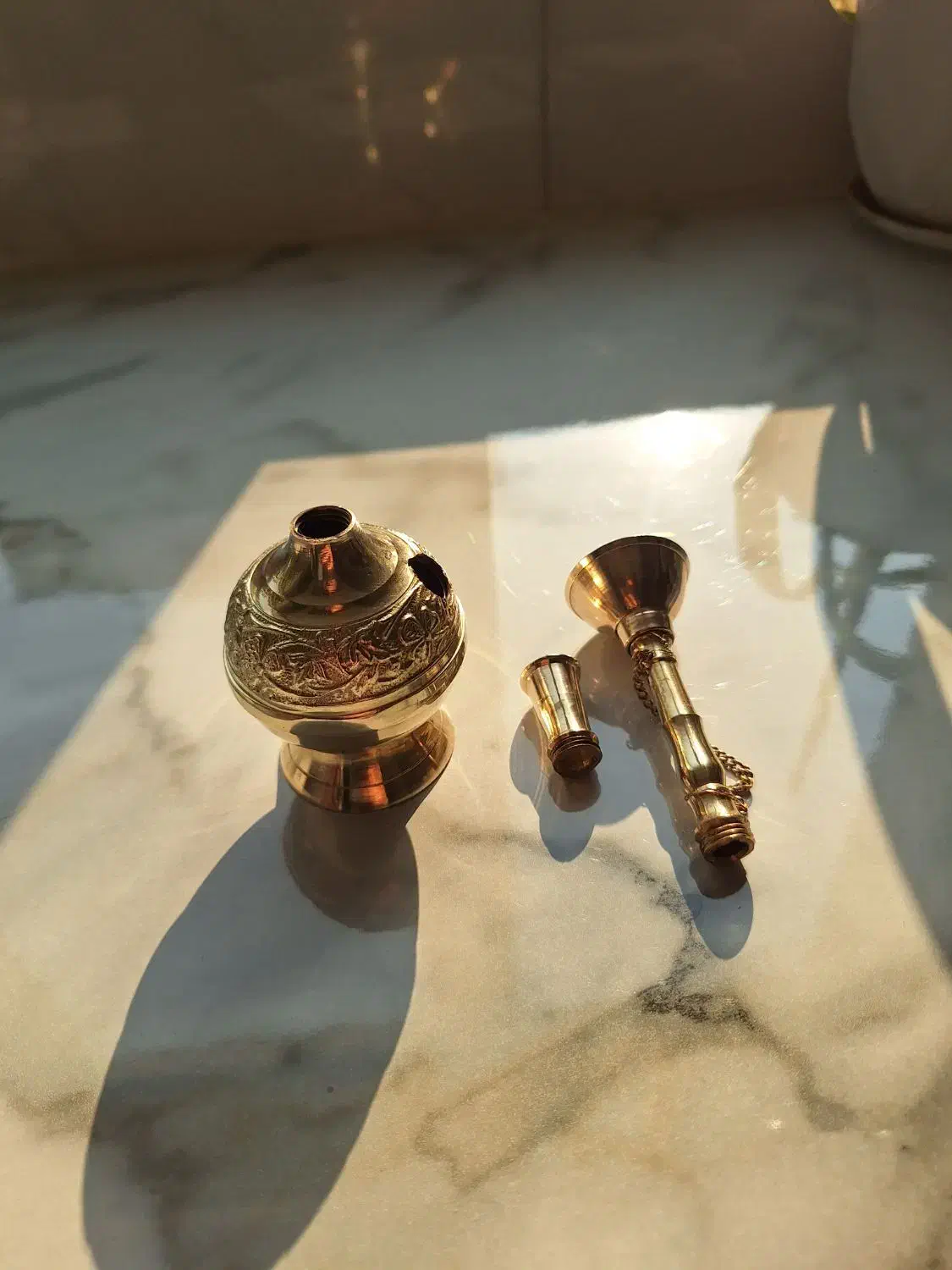 قلیان کلکسیونی برنجی|صنایع دستی و سایر لوازم تزئینی|تهران, افسریه شمالی|دیوار