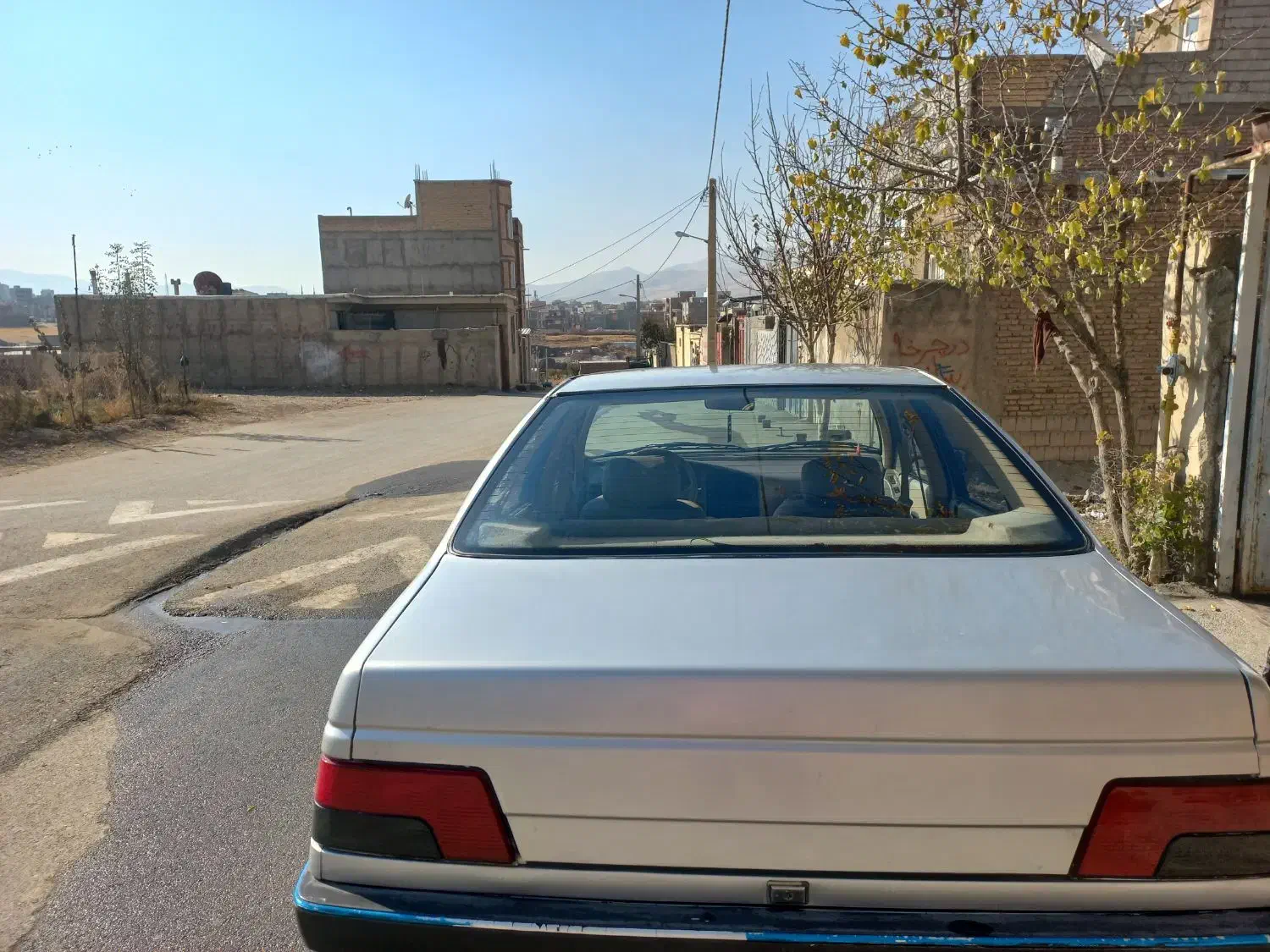 پژو ۴۰۵ نقری ۸۷ داخل کابین کرم|خودرو سواری و وانت|سقز, |دیوار