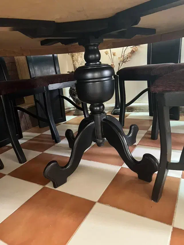 میز غذاخوری گردان|میز و صندلی غذاخوری|کرمان, |دیوار