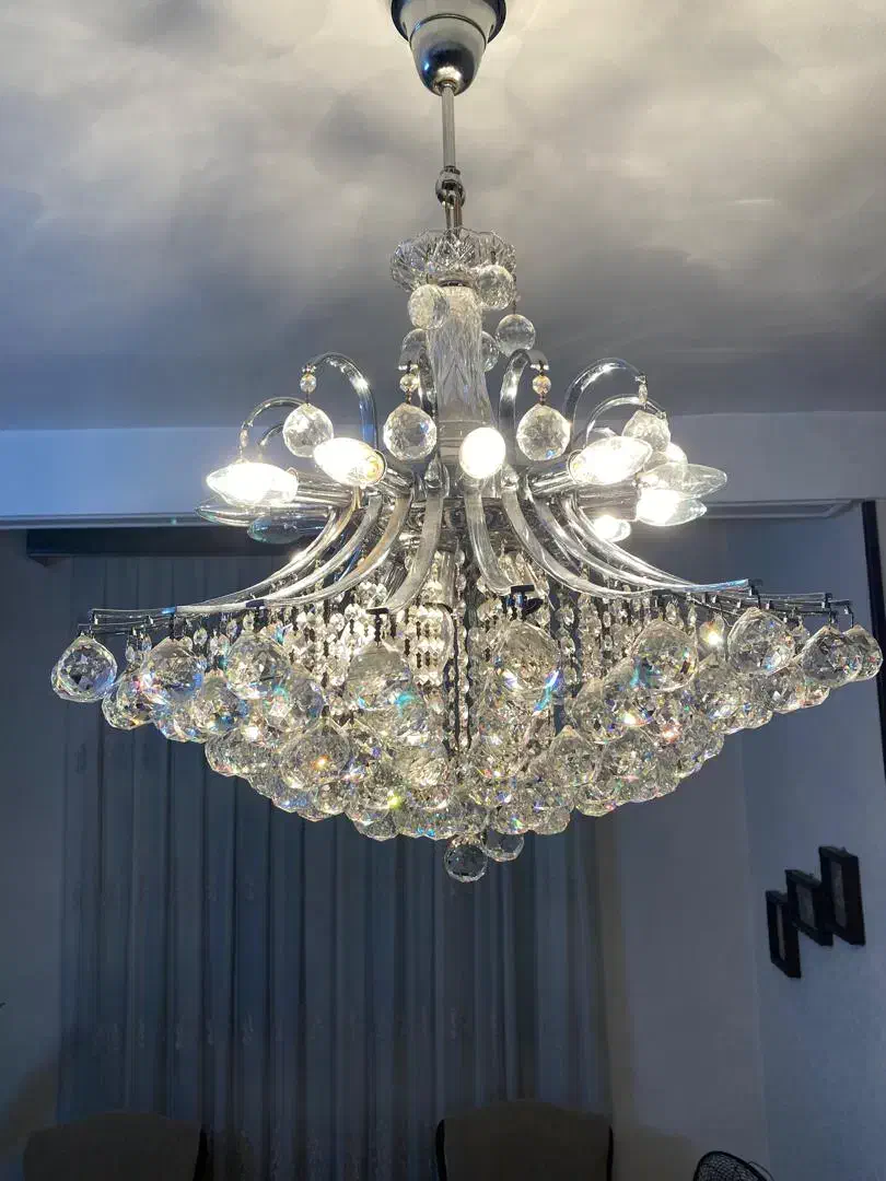 لوستر کریستالی ۲۴شاخه|لوستر و چراغ آویز|تهران, سبلان (لشگر)|دیوار