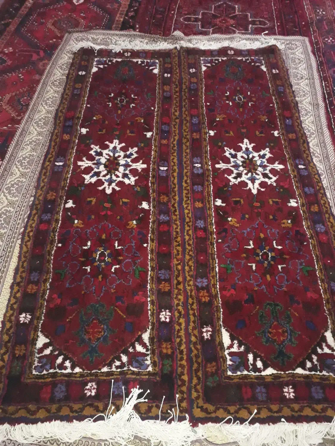 فرش کناره دست باف|فرش|اهر, |دیوار