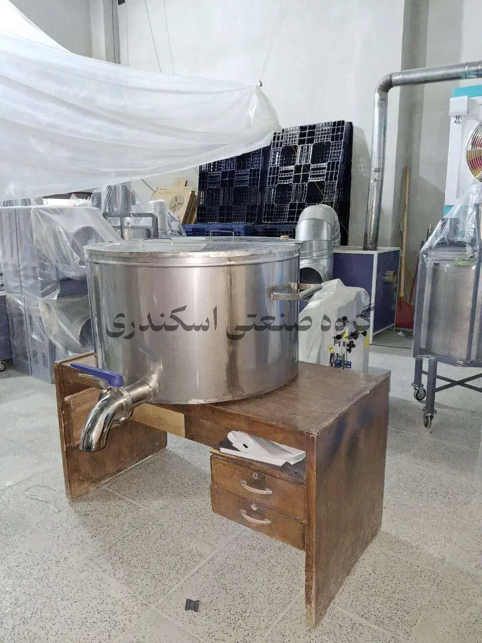 دیگ پخت و پز سمنو برنج شیر پاتیل پروسس تانک 500|ماشینآلات صنعتی|شهرکرد, |دیوار