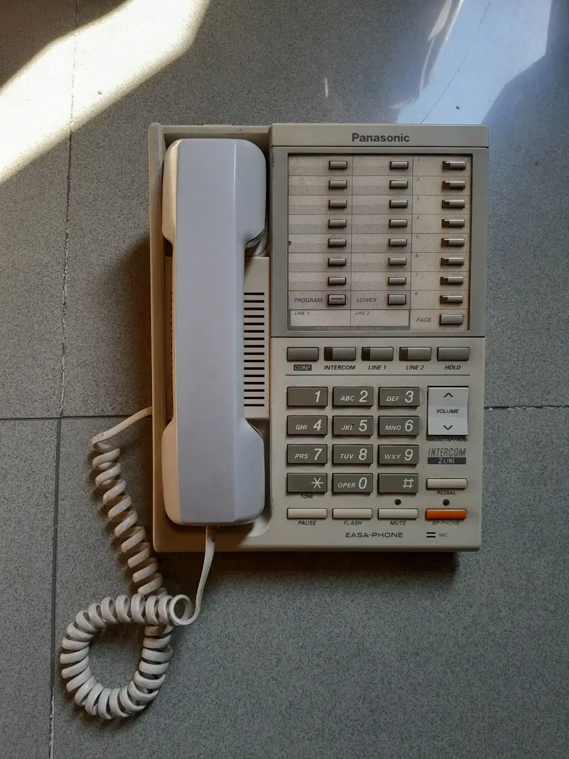 گوشی تلفن رومیزی پاناسونیک ۲خط همزمان سانترال|تلفن رومیزی|تهران, سلسبیل شمالی|دیوار