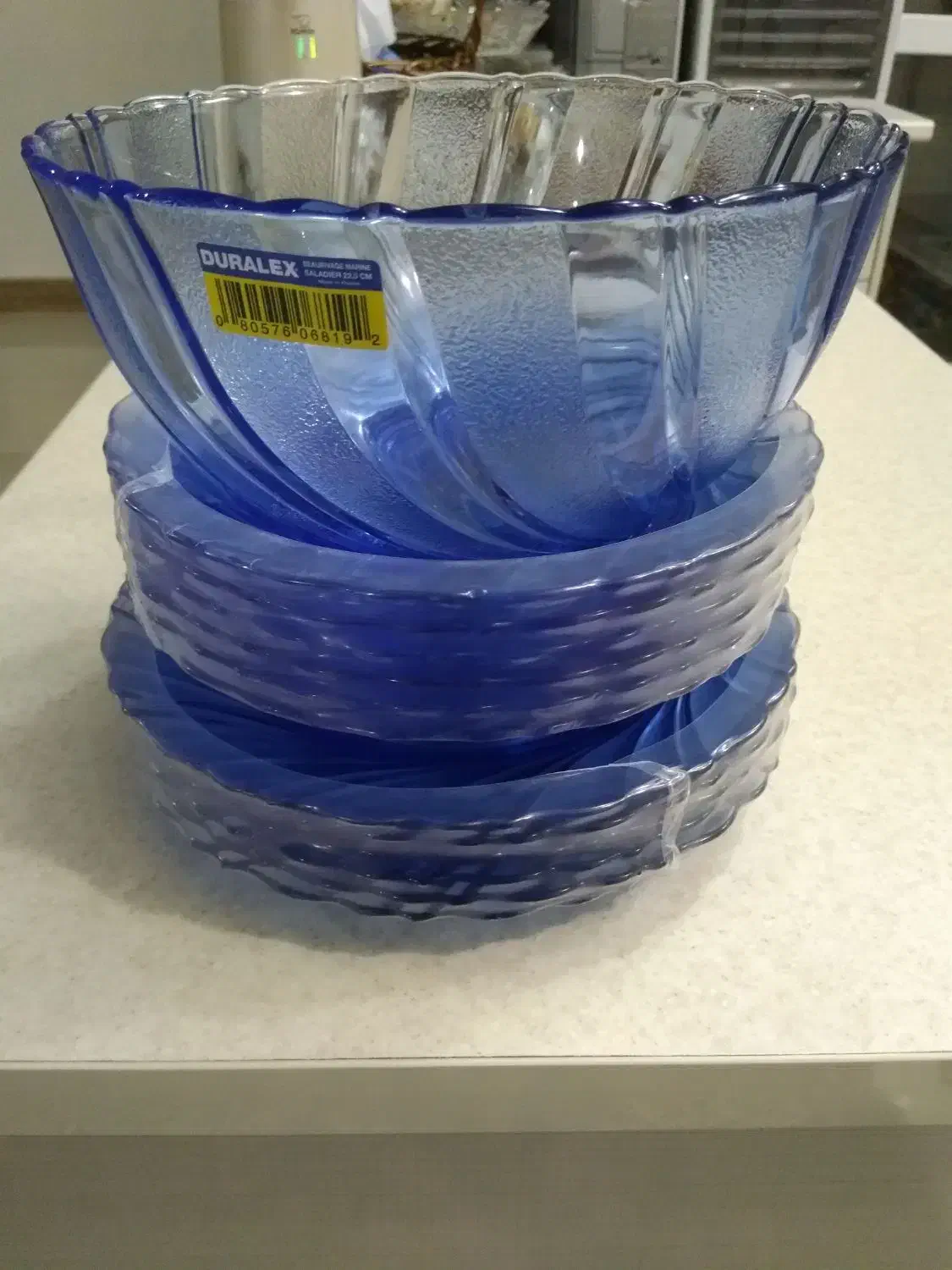 نیم ست دورالوکس آبی پیچ اصل فرانسه|ظروف سرو و پذیرایی|تهران, حکیمیه|دیوار