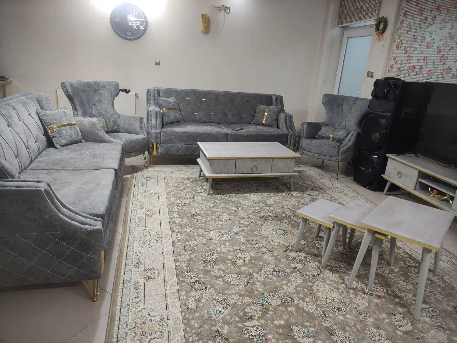 ست مبلمان راحتی|مبلمان خانگی و میز عسلی|اندیشه, اندیشه فاز ۴|دیوار