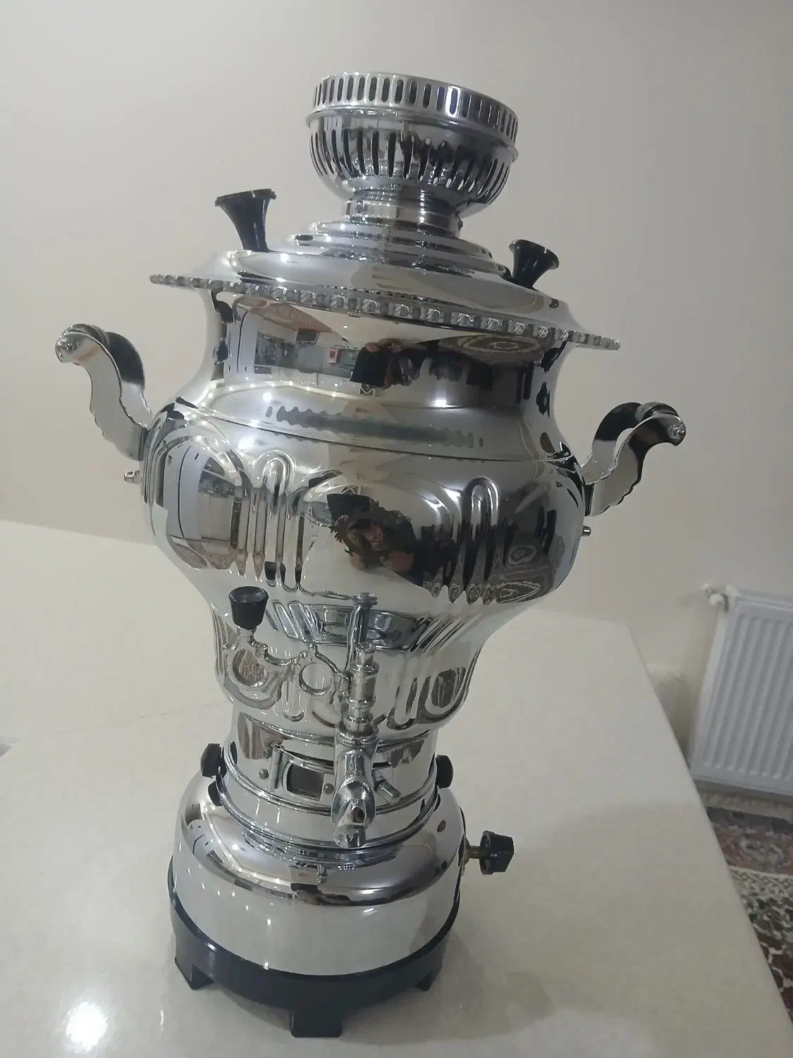 سماور عالی نسب ترموستات دار وترموکوبول دار|سماور، چایساز، قهوهساز|کاشمر, |دیوار