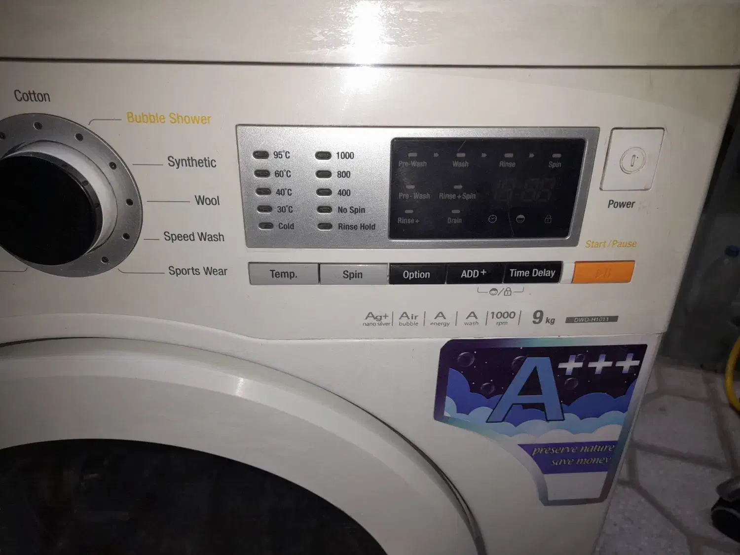 لباسشویی ۹کیلویی.. DAEWOO.. دوو|ماشین لباسشویی و خشککن لباس|سبزوار, طبرسی (جعفرآباد)|دیوار