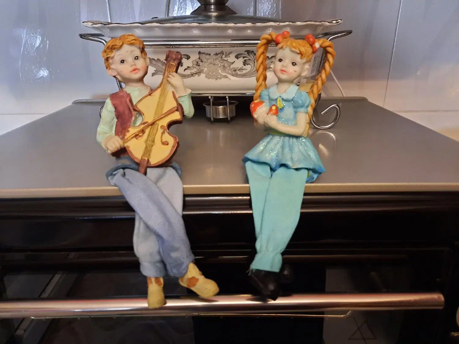 مجسمه دختر و پسر پلی استیل|مجسمه، تندیس، ماکت|تبریز, |دیوار