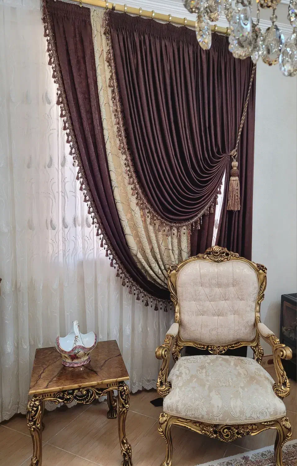 والان پرده|پرده، رانر، رومیزی|قرچک, میرزائی شمالی|دیوار