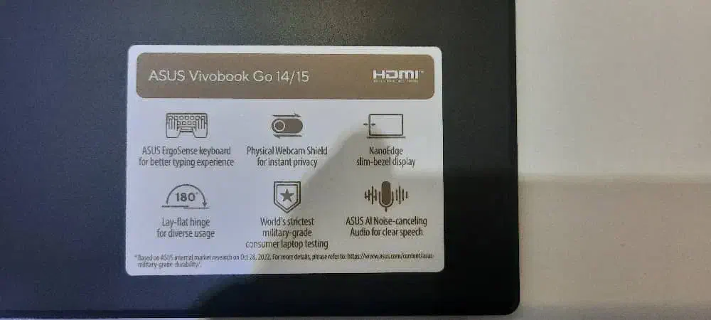 لپ تاپ نو ۱۵ اینچ Asus|رایانه همراه|ری, شهادت|دیوار