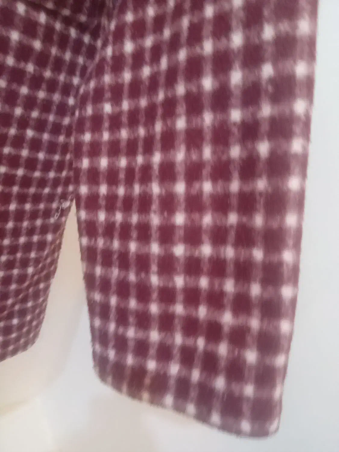 پالتو پشمی چهارخونه نو سالم|لباس|ری, کارخانه سیمان|دیوار