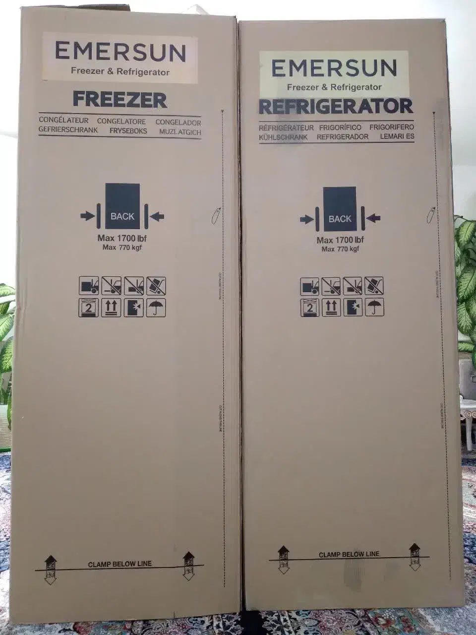 کارتن یخچال و فریزر دوقلو امرسان ۴۰ فوت|ابزارآلات|چناران, |دیوار