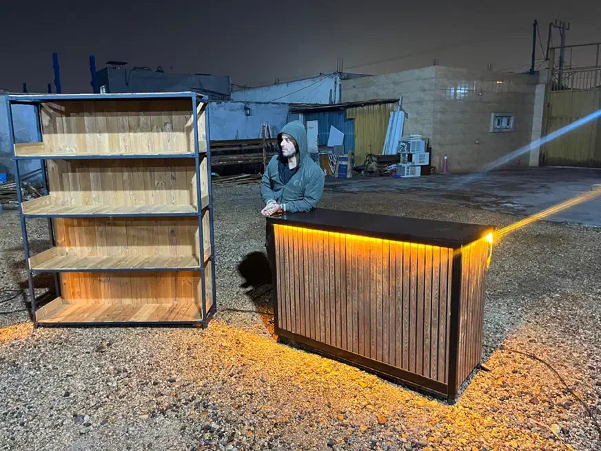 میز و کانتر|فروشگاه و مغازه|اهواز, بازار آهن|دیوار