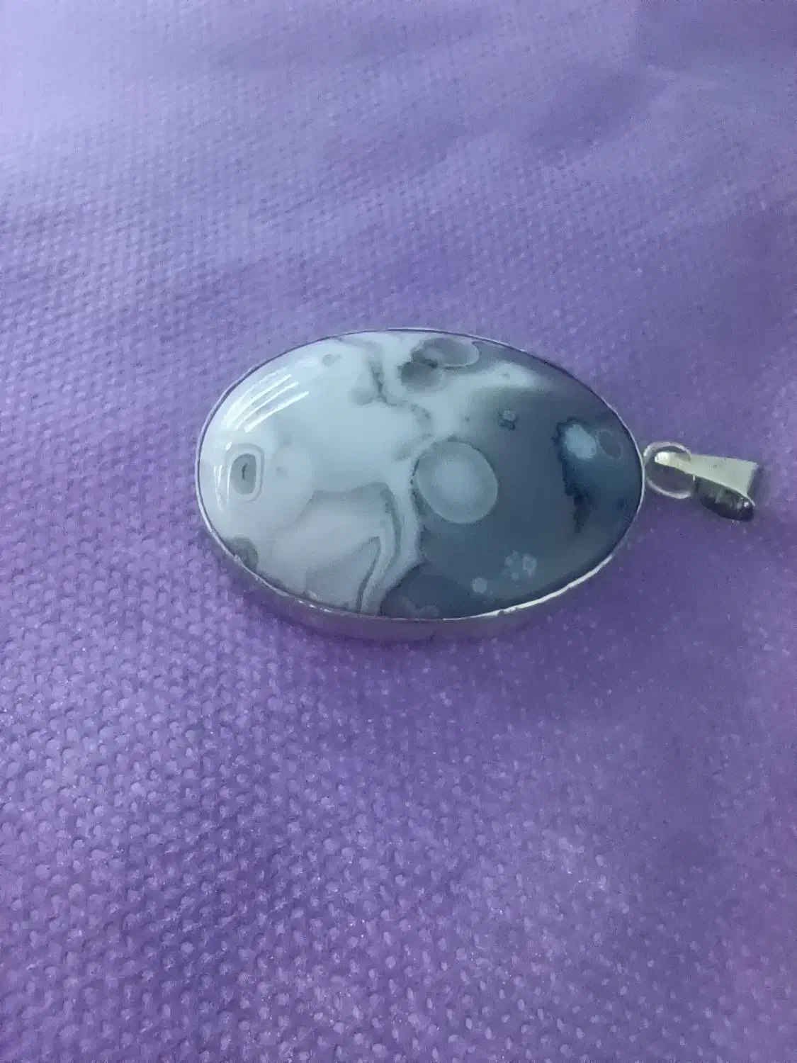 عقیق مصور قاب نقره|جواهرات|زاهدان, |دیوار