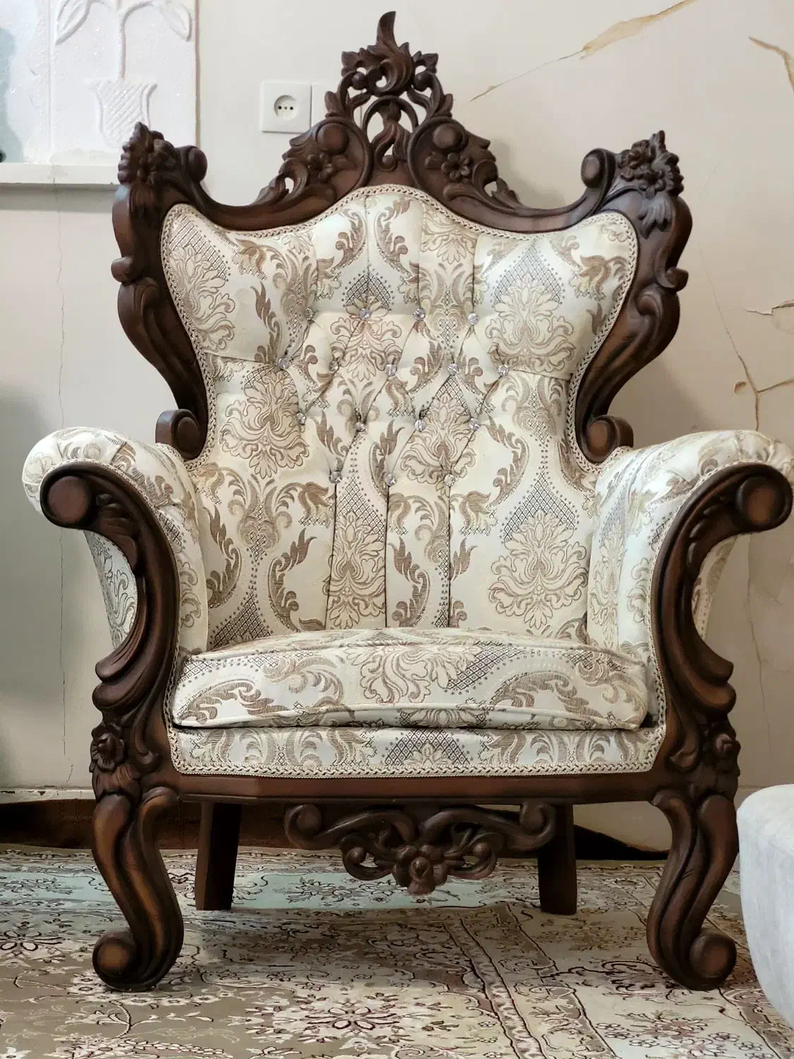 یک دست مبل ۹ نفره استیل همراه بوفه|مبلمان خانگی و میز عسلی|گلپایگان, |دیوار