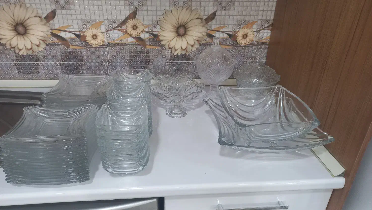 ظروف شیشه ای مخصوص پذیرایی قیمت توافقی|ظروف سرو و پذیرایی|اردبیل, |دیوار