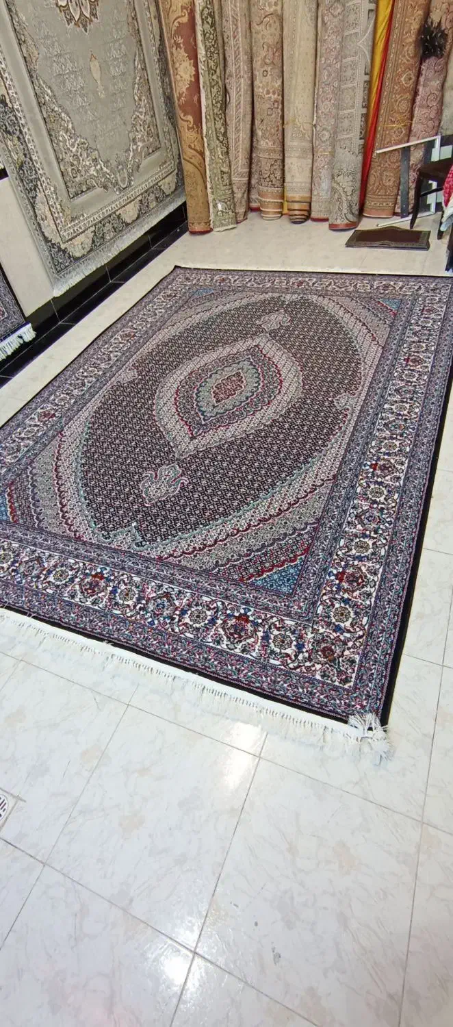 فرش۹متری ریزماهی۷۰۰شانه جفت نو|فرش|اردبیل, |دیوار