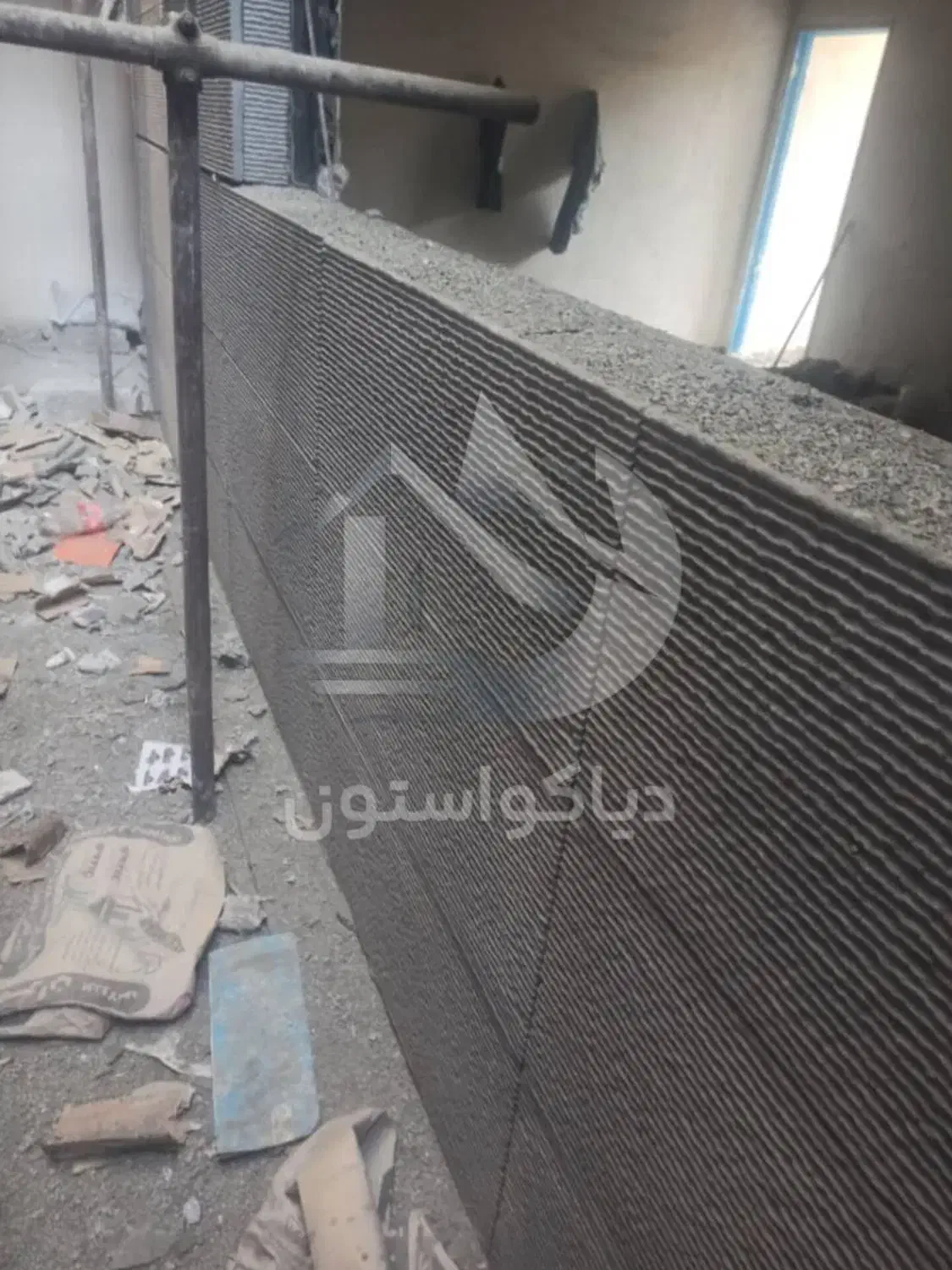 سنگ نما‌ دیوارپوش‌و‌کفپوش بتن‌اکسپوز مدل بازالت|مصالح و تجهیزات ساختمان|رباط‌کریم, نصیرشهر|دیوار