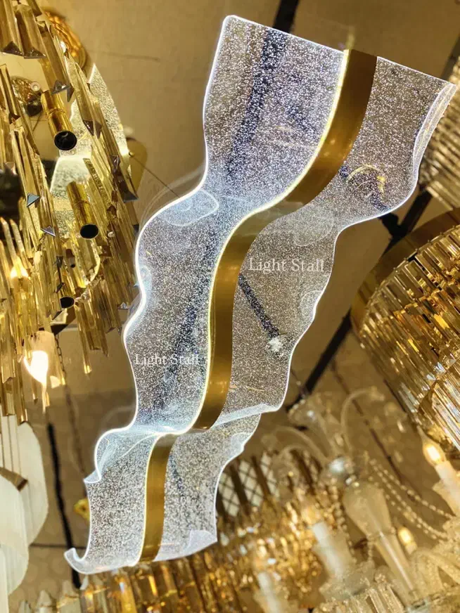 طراحی وتولید لوستر کریستالی / پارس آباد|لوستر و چراغ آویز|پارسآباد, |دیوار