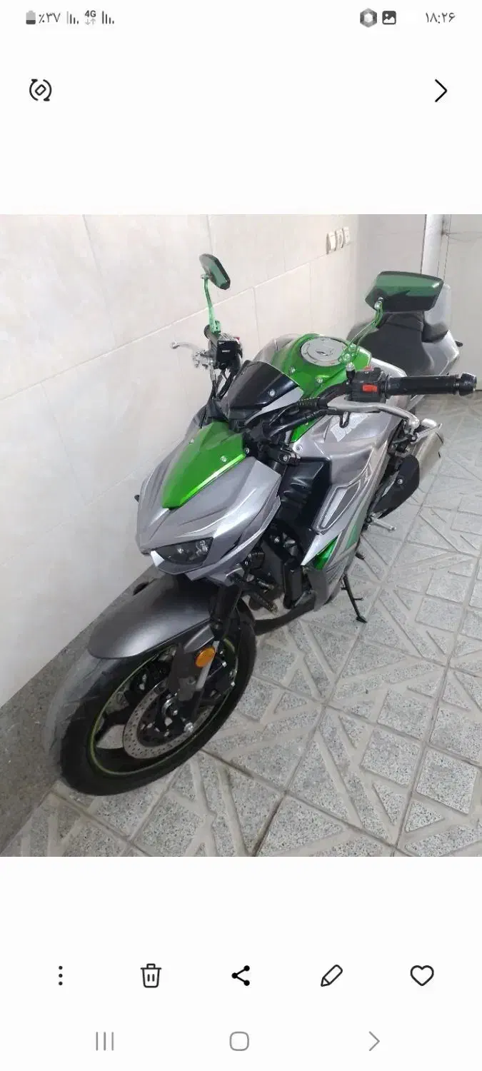 موتورسیکلت طرح z۱۰۰۰بلنتا|موتورسیکلت|اصفهان, همتآباد|دیوار