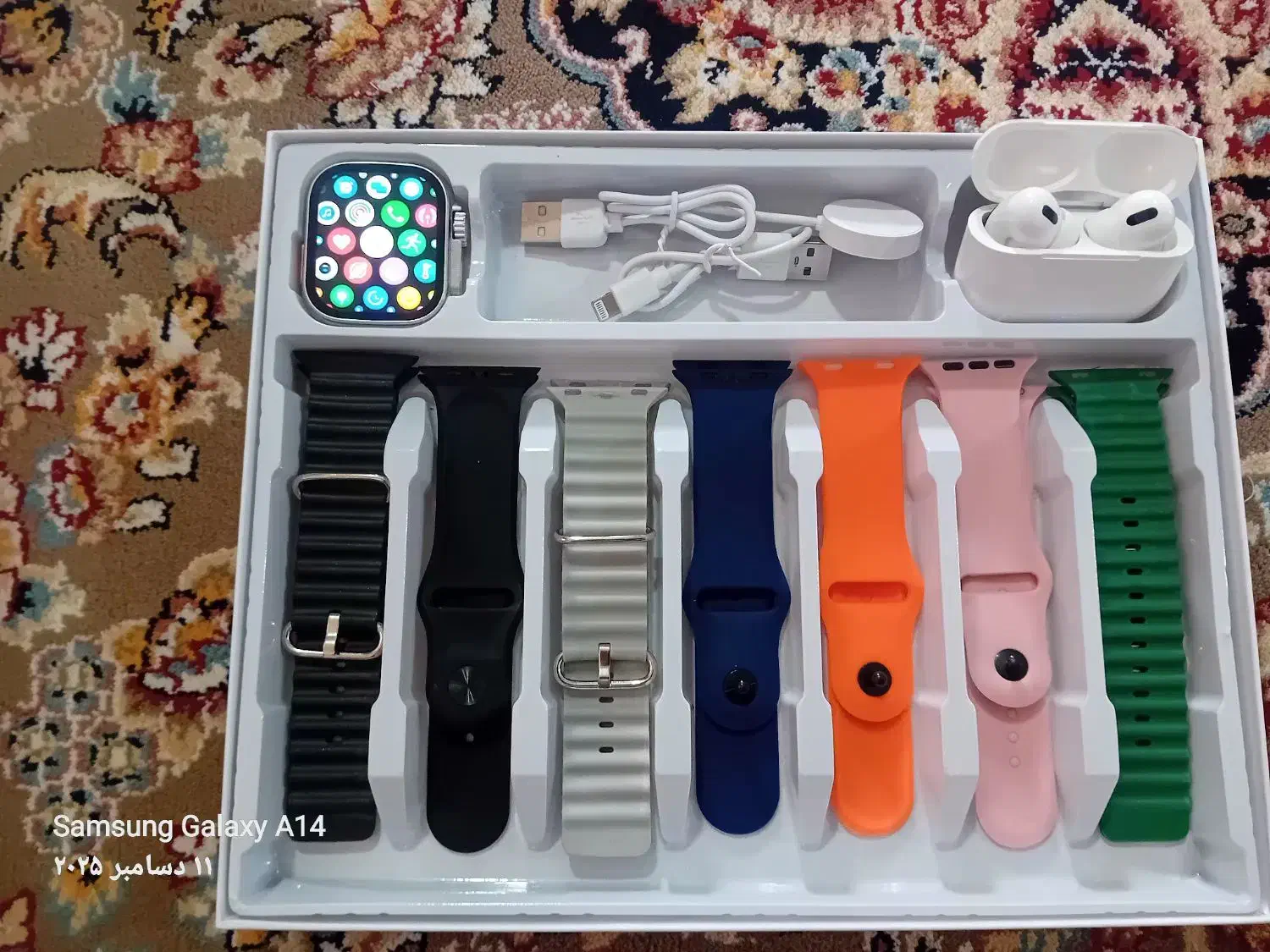 ساعت هوشمند کیکویر مدل kw56 ultra3 همراه با ایرپاد|ساعت|کوهدشت, |دیوار